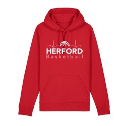 BBG Herford Hoodie "Heartbeat" in Rot